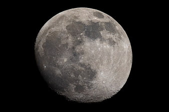High-Resolution Full Moon with Craters and Lunar Surface Details