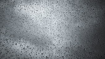 Black and White Raindrops on Glass Window Texture