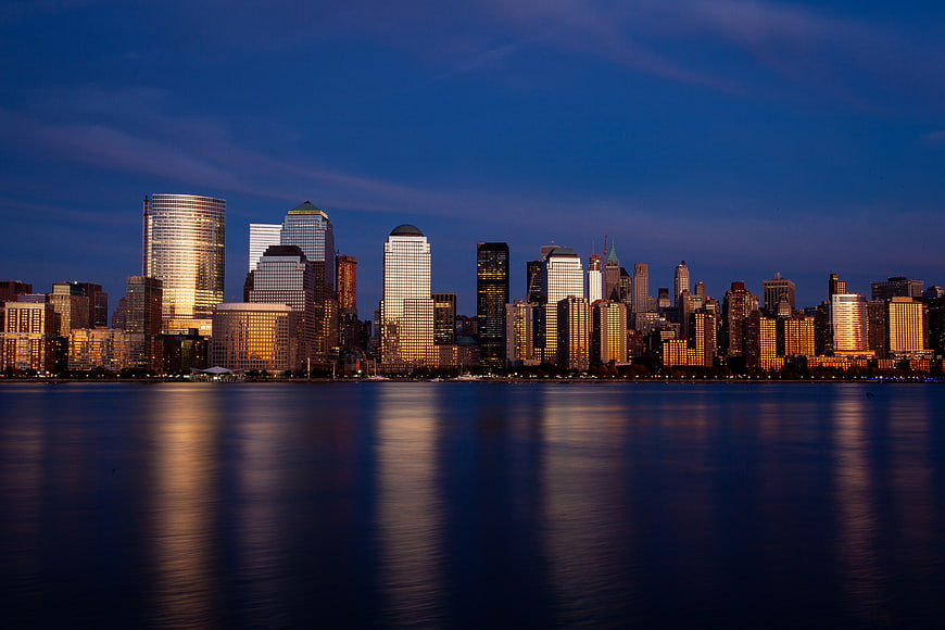 San Francisco Skyline at Dusk Reflected in Water