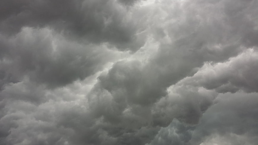 Dramatic Dark Storm Clouds Filling the Sky