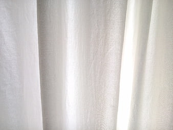 White Canvas Curtain Texture Background