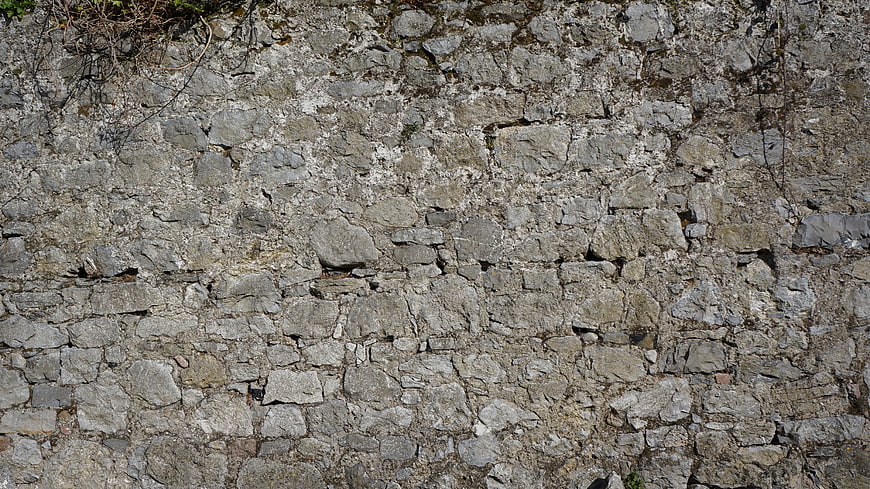 Old Stone Castle Wall Texture Background