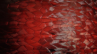 Abstract Red Geometric Mosaic Pattern Background
