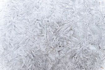 Frosty Ice Crystal Texture Background