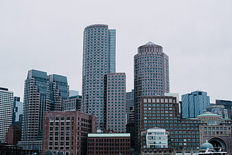 Boston Skyline with Prudential Tower and Hancock Place