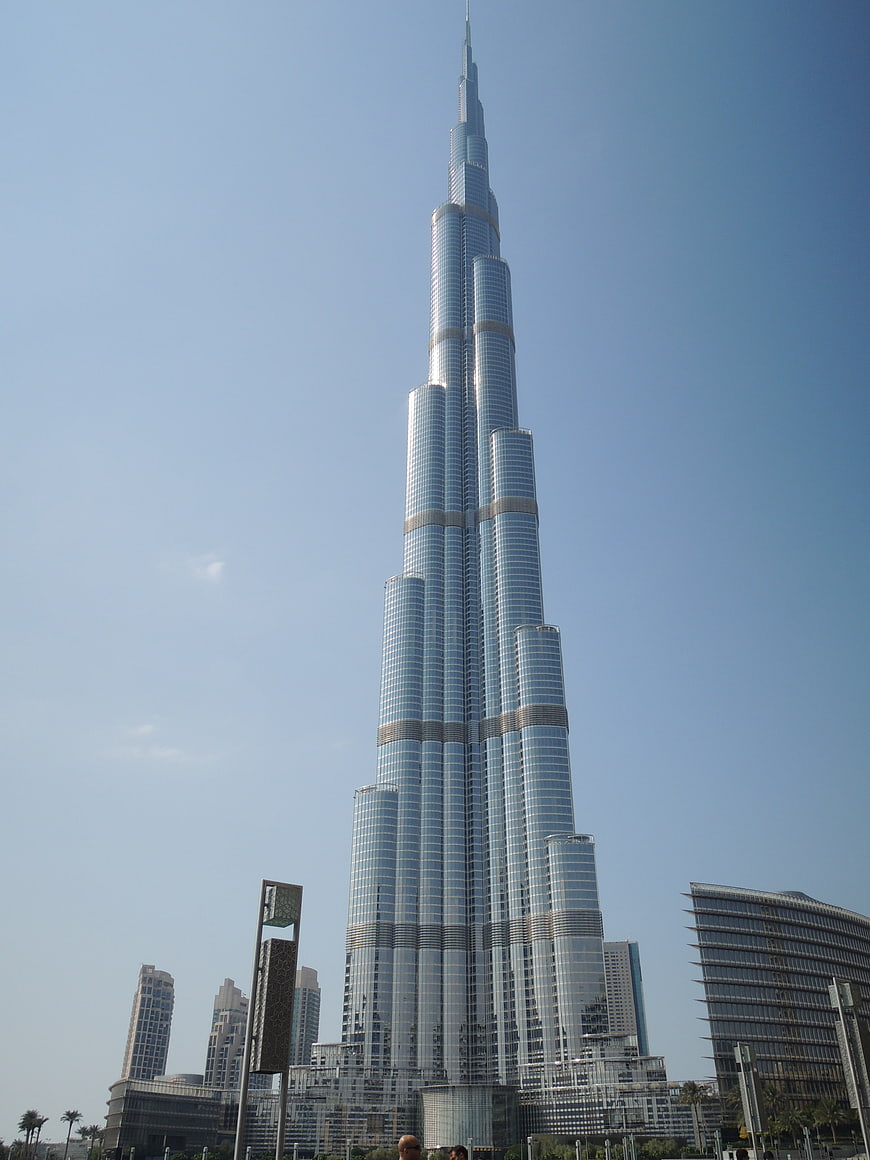 Burj Khalifa Tower in Dubai Skyline