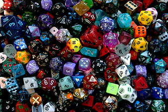 Colorful Polyhedral Dice Collection for Tabletop RPGs