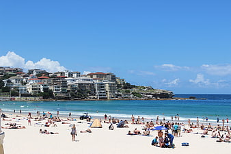 Bondi Beach Sydney Australia Summer Day View
