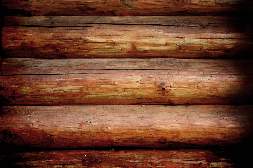 Rustic Weathered Wood Planks Background Texture