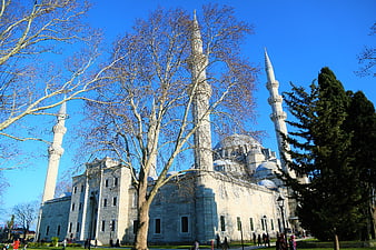 Süleymaniye Mosque Istanbul Architecture Blue Sky