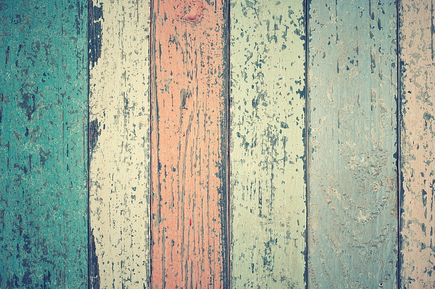 Vintage Distressed Wooden Planks Background