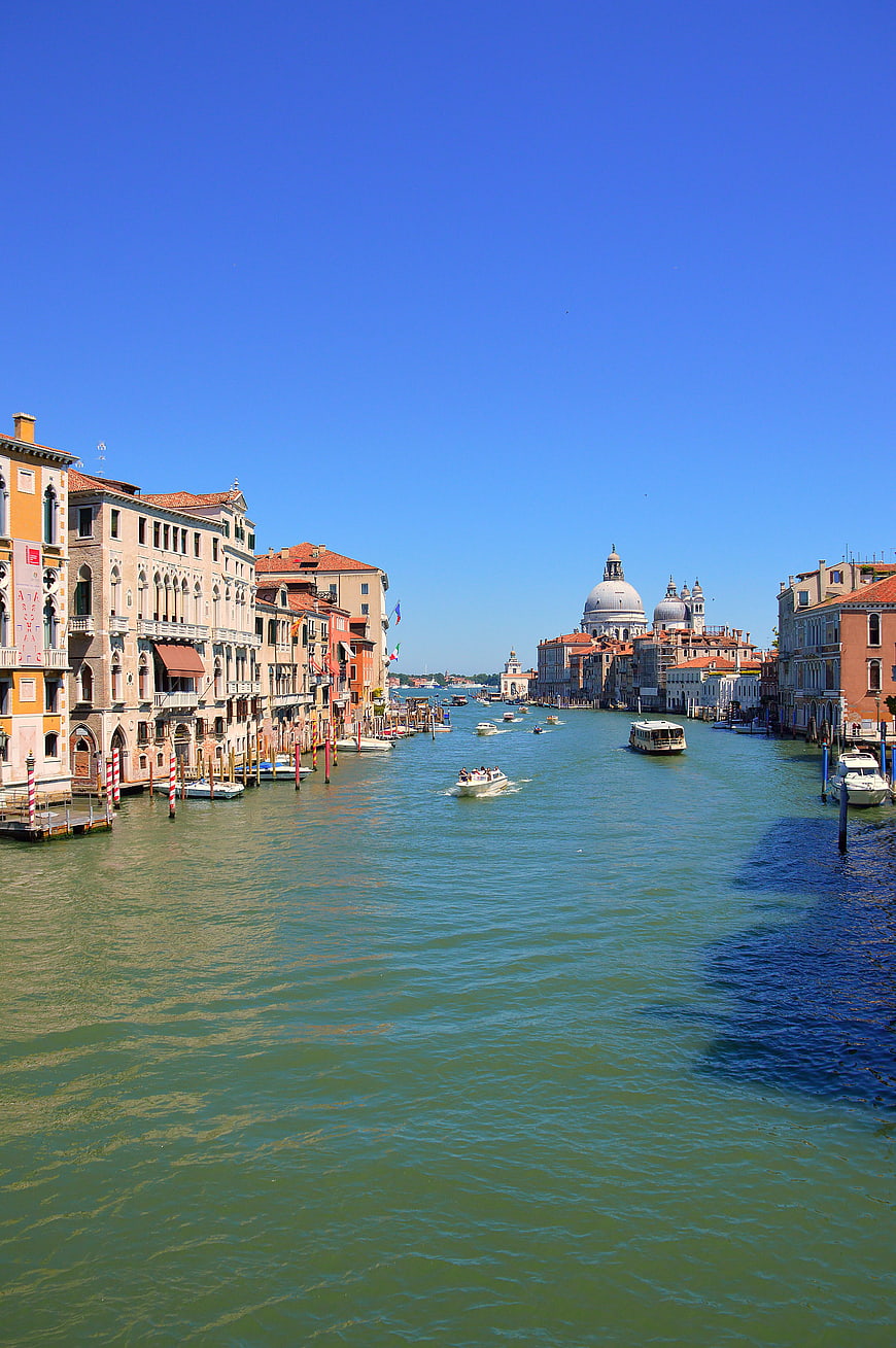 Grand Canal Venice Italy with Santa Maria della Salute