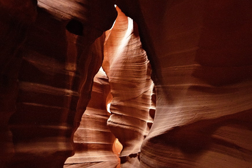 Antelope Canyon Slot Canyon Sandstone Erosion Arizona