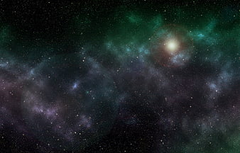 Deep Space Galaxy and Nebula Background