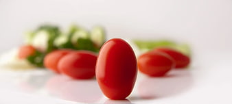 Fresh Red Cherry Tomato on White Background