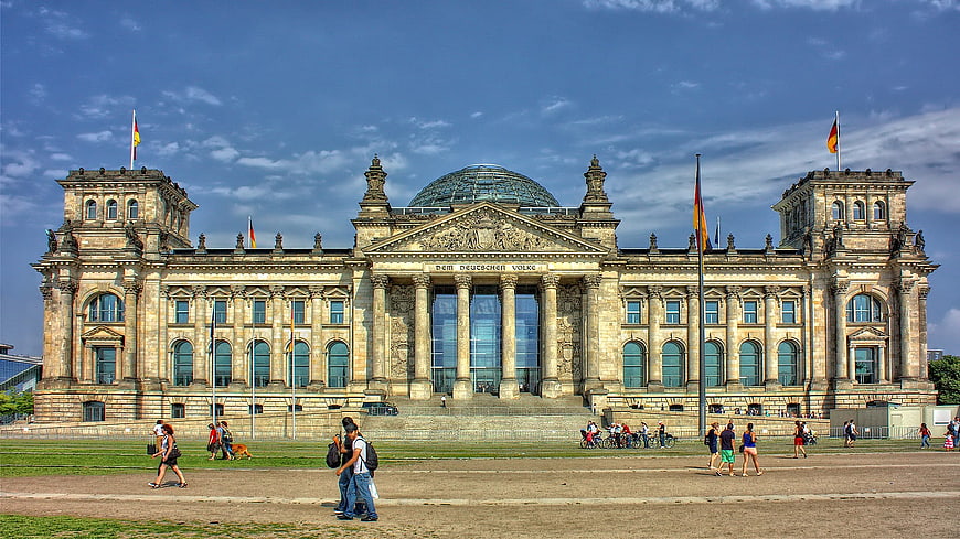 Reichstag Building Berlin Germany Architecture Landmark