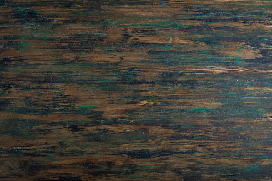 Rustic Distressed Wood Texture with Teal and Brown Tones