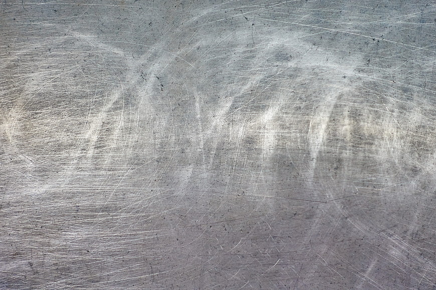 Scratched Gray Metal Texture Background