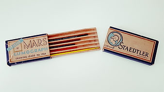 Vintage Staedtler Mars Lumograph Drawing Leads in Original Box