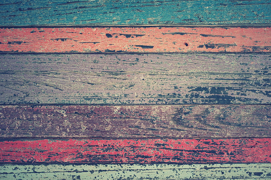 Vintage Distressed Wooden Planks Background