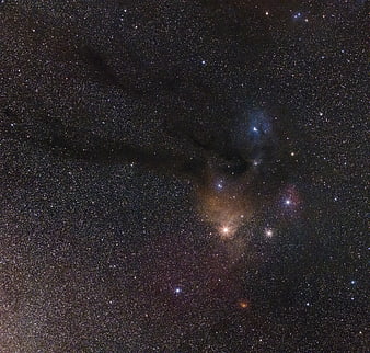 Deep Space Star Field with Nebula and Cosmic Dust