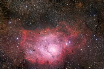 Lagoon Nebula M8 Deep Space Astrophotography