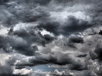 Dramatic Dark Storm Clouds Filling the Sky