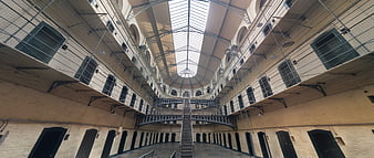 Interior of Kilmainham Gaol Prison in Dublin, Ireland