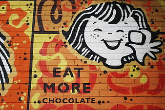 Colorful Graffiti Art on Brick Wall