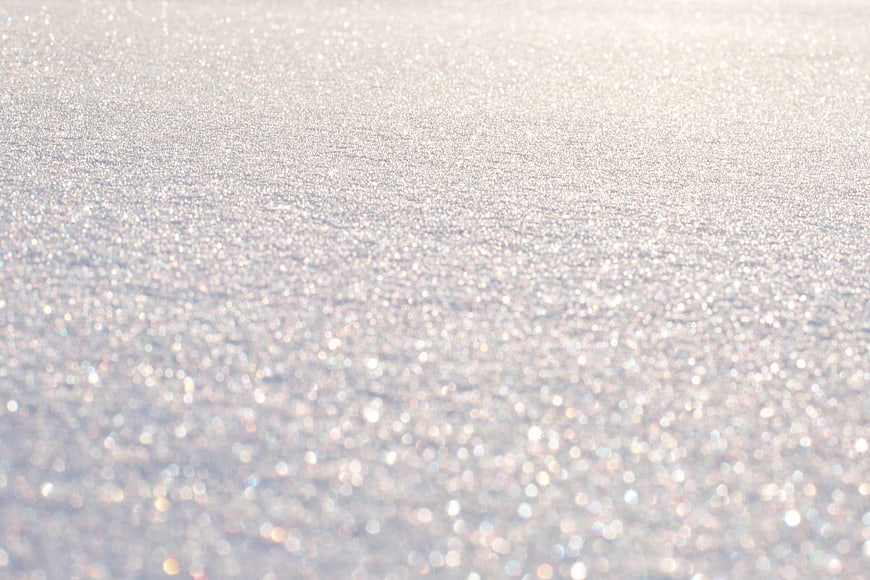 Sparkling Silver Glitter Texture Background with Bokeh