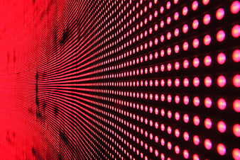 Abstract Red LED Light Dot Pattern Background