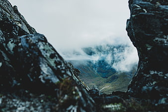 Misty Mountain Valley View Through Rocky Gap