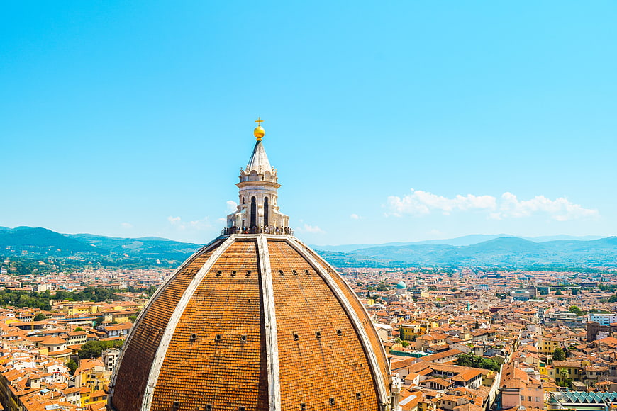 Florence Duomo Dome and Cityscape View