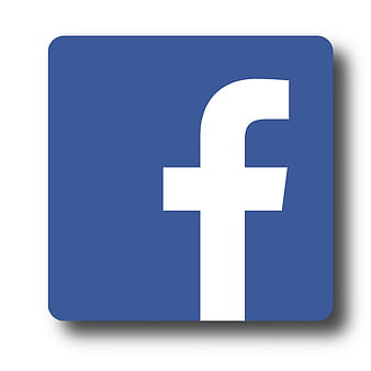 Facebook Logo Icon on White Background