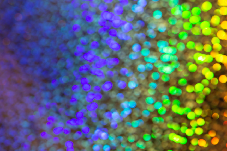 Abstract Colorful Bokeh Lights Background