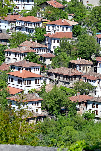 Traditional Ottoman Houses on a Hillside in Safranbolu