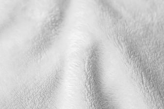 White Cotton Towel Texture Close-Up Background