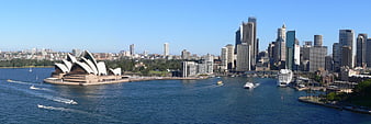 Sydney Opera House and City Skyline Panorama