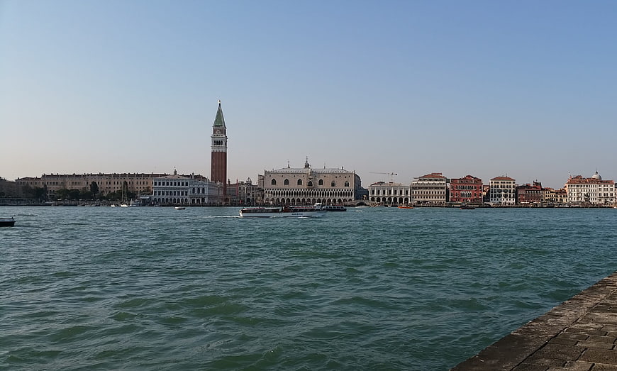 Venice skyline with St Mark's Campanile and Doge's Palace