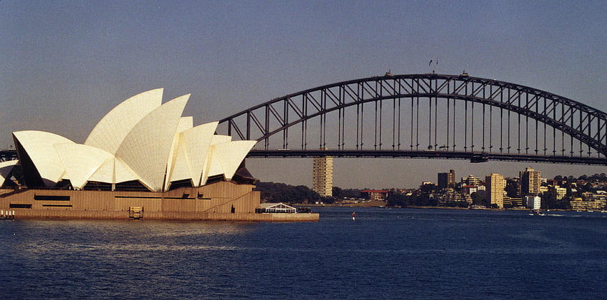 Sydney Opera House and Harbour Bridge Panorama