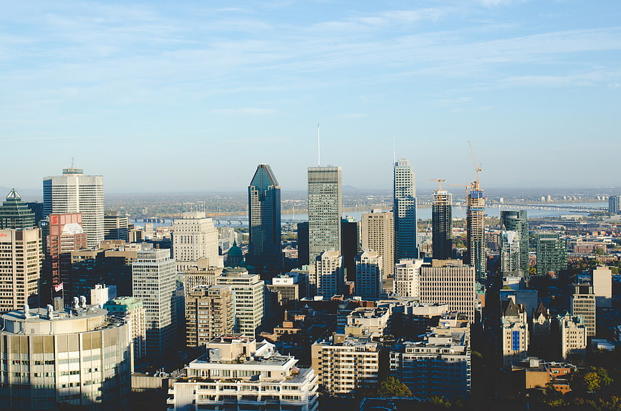 Boston Skyline with Skyscrapers and Charles River