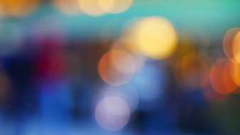 Abstract Bokeh Background with Colorful Glowing Lights