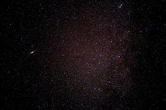 Milky Way Galaxy Starry Night Sky with Andromeda Galaxy