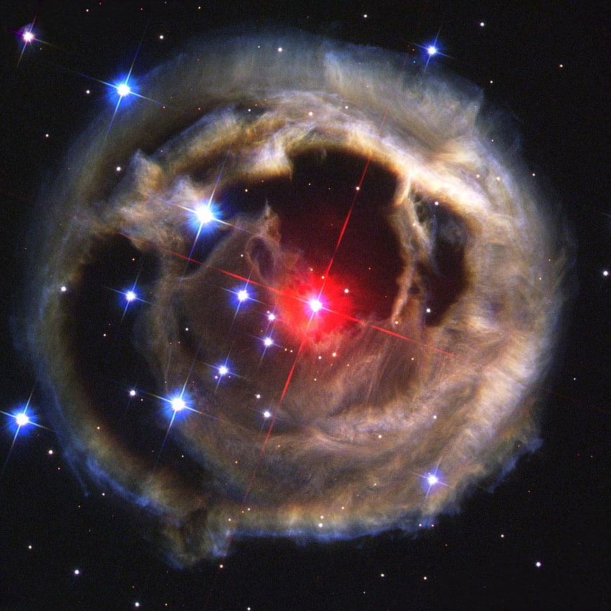 V838 Monocerotis Red Nova Explosion in Deep Space