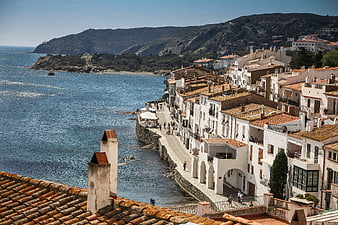 Coastal Townscape of Cadaques, Costa Brava, Spain