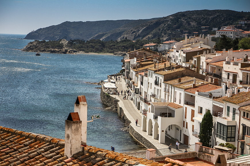 Coastal Townscape of Cadaques, Costa Brava, Spain