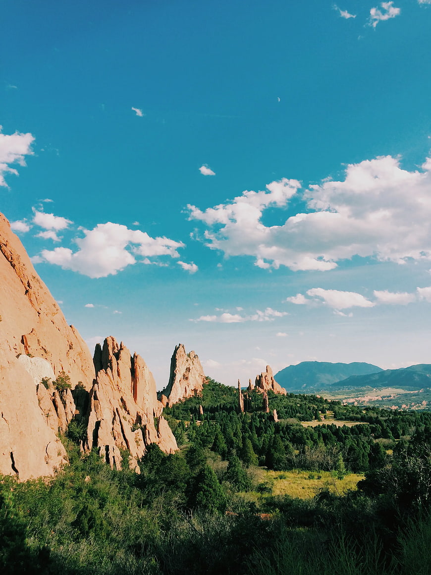 Garden of the Gods Red Rocks Landscape Colorado