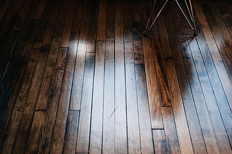Dark Hardwood Floor Texture with Furniture Legs