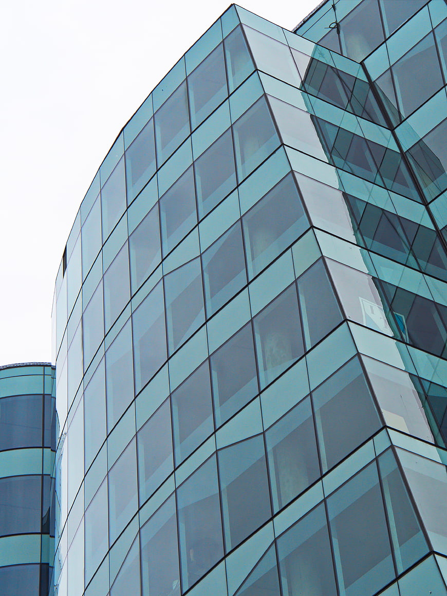 Modern Glass Skyscraper Architecture Detail