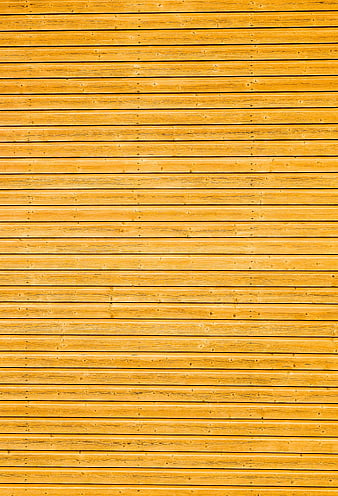 Yellow Wooden Slatted Wall Texture Background